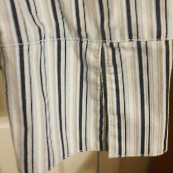Women's Striped Long Sleeve Shirt - Picture 3 of 4